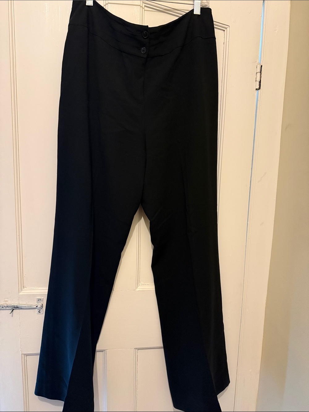 Jones New York Black Straight-Leg Dress Trousers